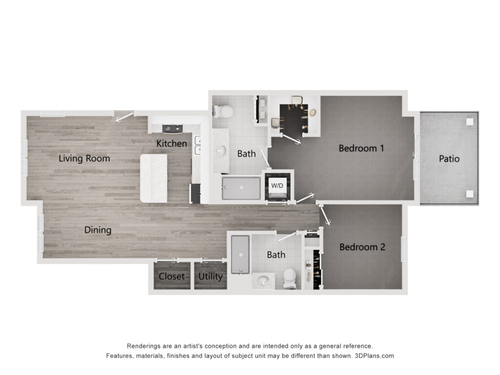 Cedar Beach - 2D Floor Plan