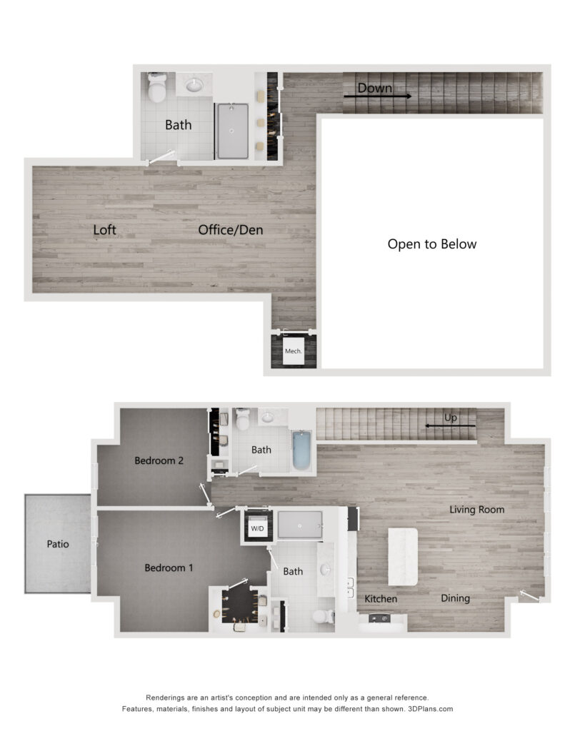 The Soundview - 2D Floor Plan